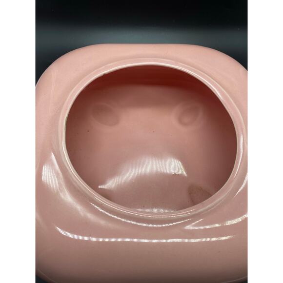 Vintage Dusty Rose Rounded Square Low Profile 80s planter‎ Style of Haeger - Picture 4 of 7
